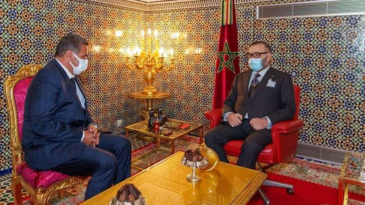الملك محمد السادس يستقبل عزيز أخنوش، رئيس حزب التجمع الوطني للأحرار، بالقصر الملكي العامر بفاس.
