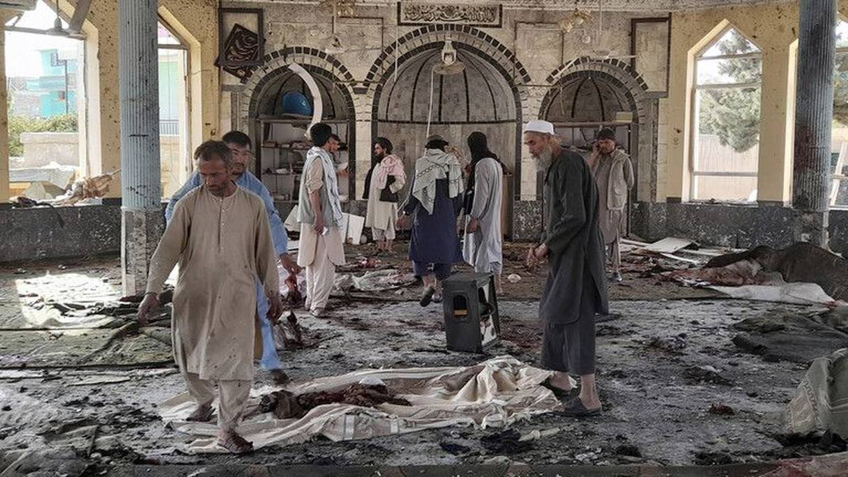 تفجير مسجد بأفغانستان
