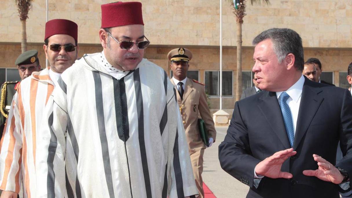 الملك محمد السادس في لقاء سابق مع الملك عبد الله
