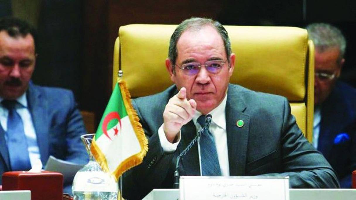 صبري بوقادوم، وزير الخارجية الجزائري

