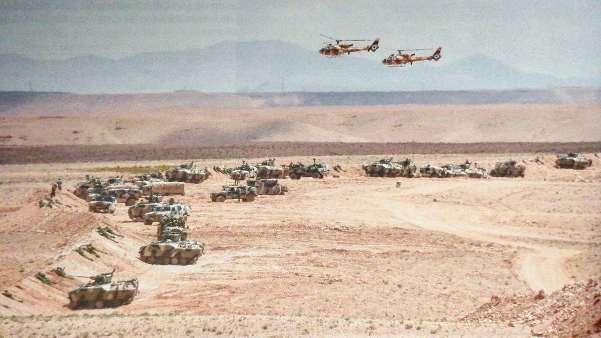 عناصر من الجيش المغربي في الصحراء
