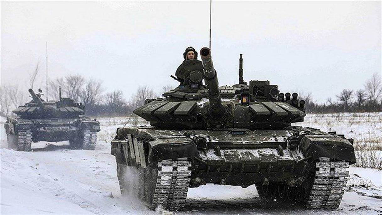 سحب مقررة لجزء من القوات الروسية المنتشرة عند الحدود مع أوكرانيا

