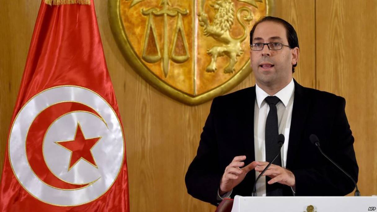 رئيس الحكومة التونسي يوسف الشاهد

