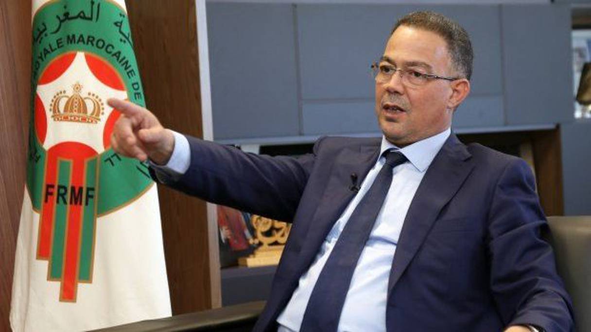 فوزي لقجع، رئيس الجامعة الملكية المغربية لكرة القدم
