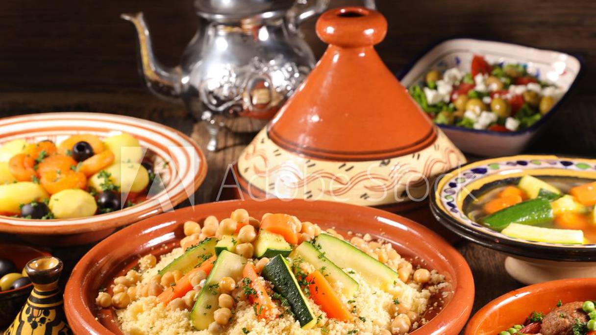 أطباق مغربية متنوعة
