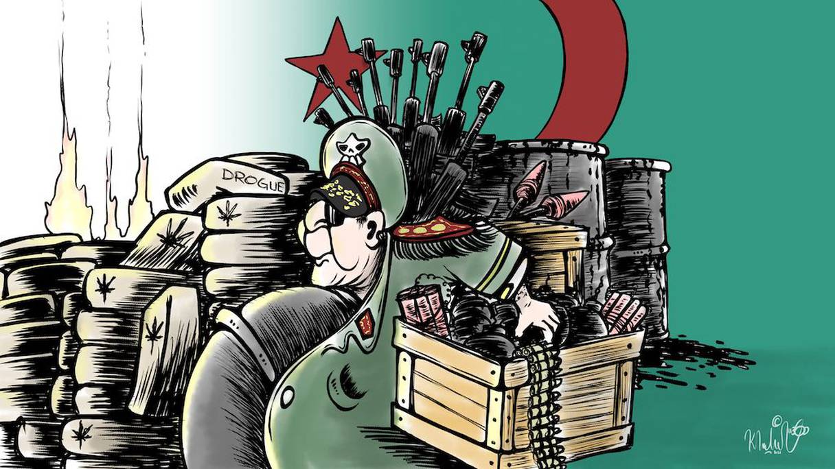 كاريكاتير - السكرتير الخاص السابق لقايد صالح: "سعيد شنقريحة مهرب معروف للمخدرات والأسلحة"
