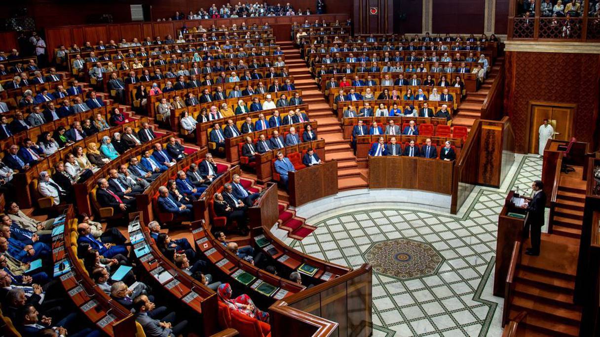 نواب برلمانيون في جلسة عمومية بمجلس النواب
