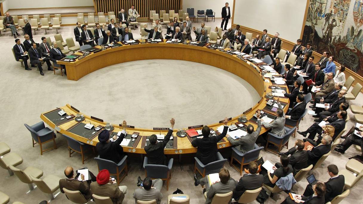 مجلس الأمن خلال دورة سابقة
