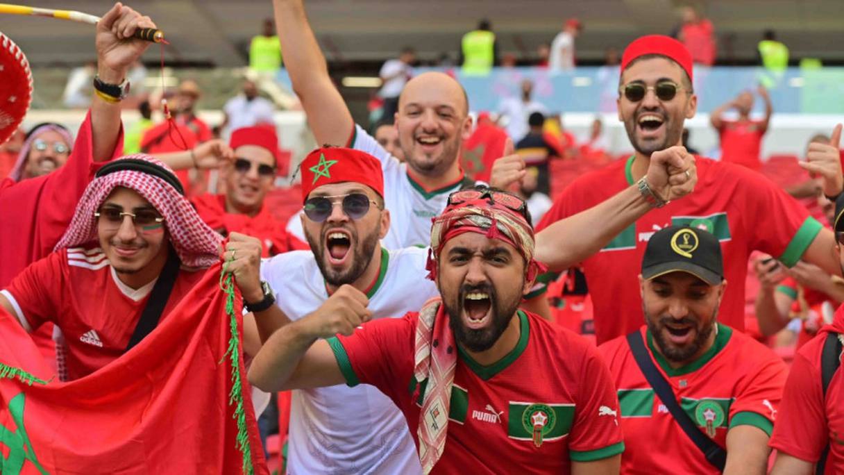 جماهير مغربية تساند المنتخب الوطني في مونديال قطر 2022