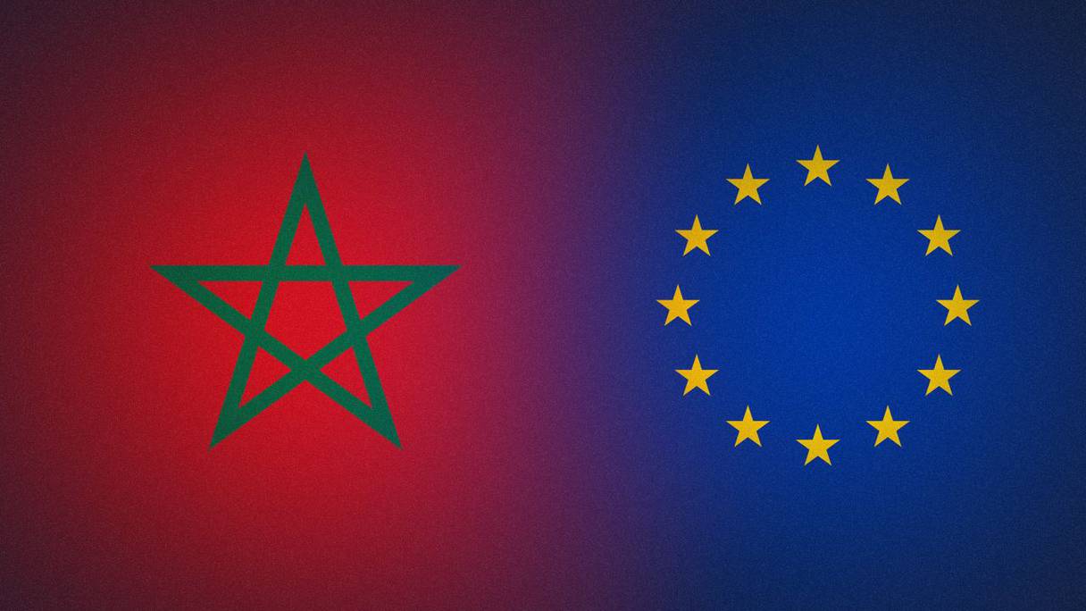 صورة مركبة للمغرب والاتحاد الأوروبي
