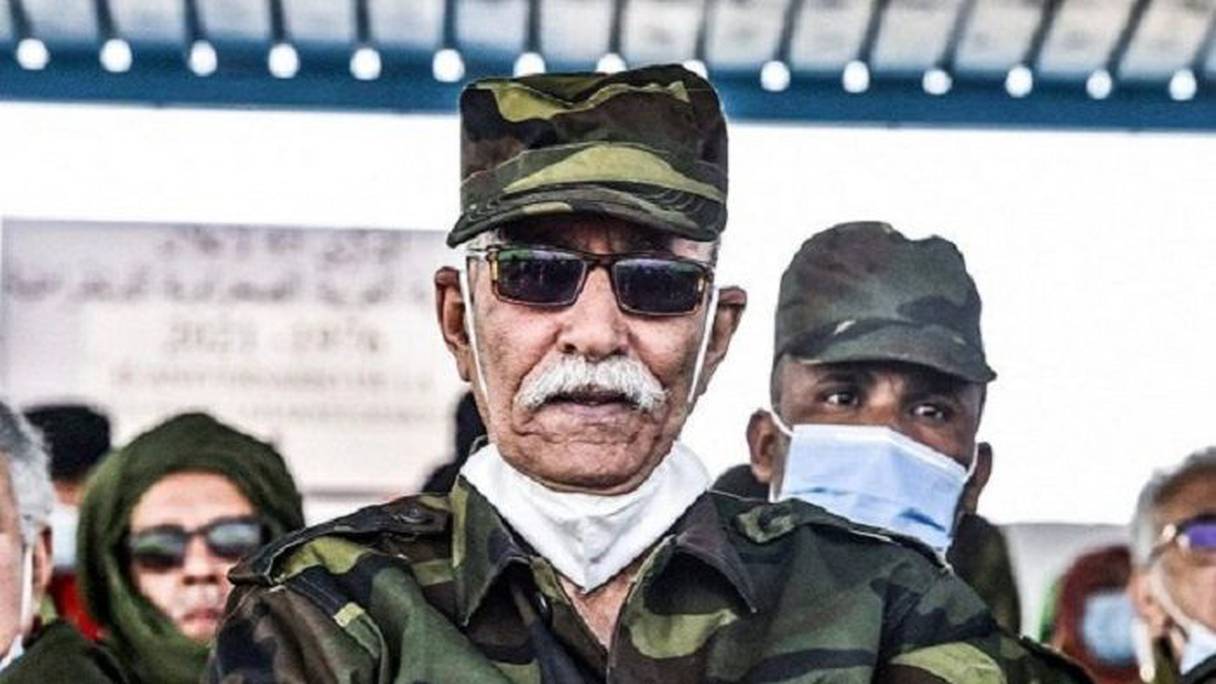 إبراهيم غالي، زعيم جبهة البوليساريو الانفصالية.
