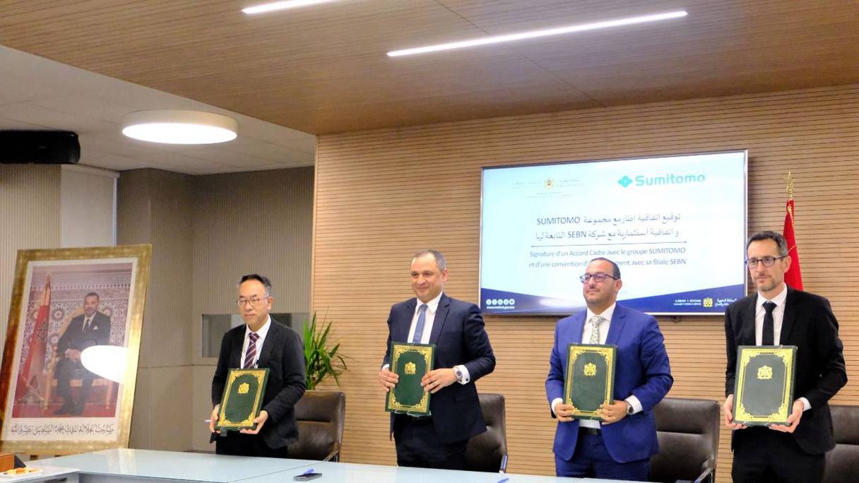 توقيع اتفاقية إطار مع مجموعة سوميتومو SUMITOMO واتفاقية استثمار مع شركتها الفرع SEBN
