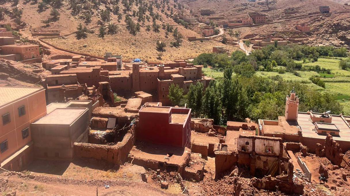 سكان قرى ورزازات المتضررة من الزلزال خائفون من موجة البرد بعد انهيار منازلهم‎