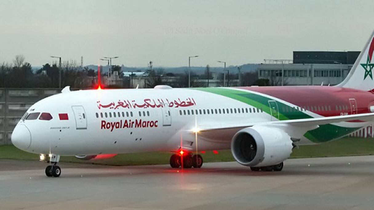 طائرة تابعة اللخطوط الملكية المغربية