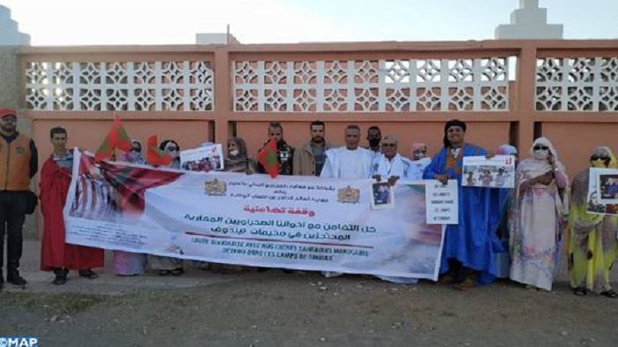 وقفة تضامنية بكلميم مع المغاربة المحتجزين في مخيمات تندوف.
