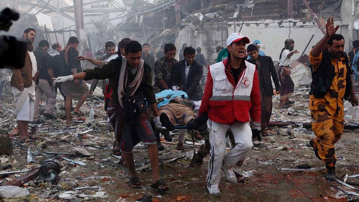 صورة تعبيرية . اليمن تشهد حادثا مأساويا بمصرع 85 شخصا إثر تدافع