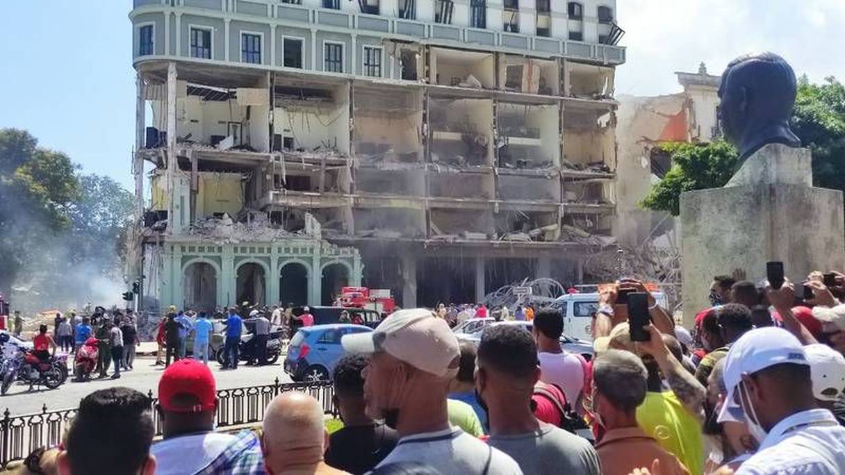انفجار فندق بالعاصمة الكوبية
