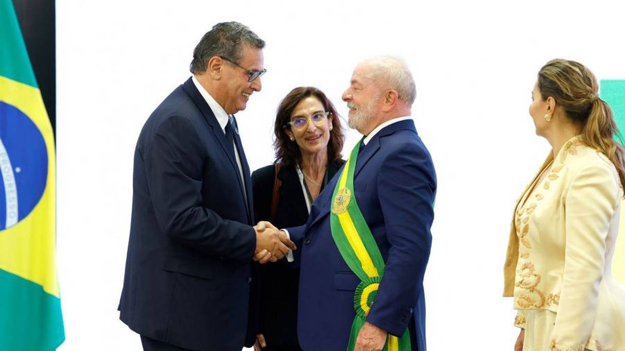 الرئيس البرازيلي لويس إيناسيو لولا دا سيلفا يستقبل رئيس الحكومة عزيز أخنوش
