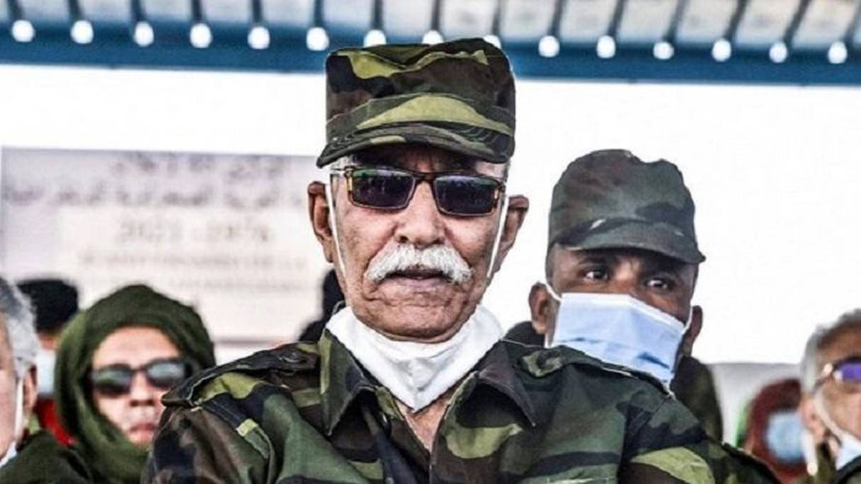 إبراهيم غالي، زعيم جبهة البوليساريو الانفصالية.
