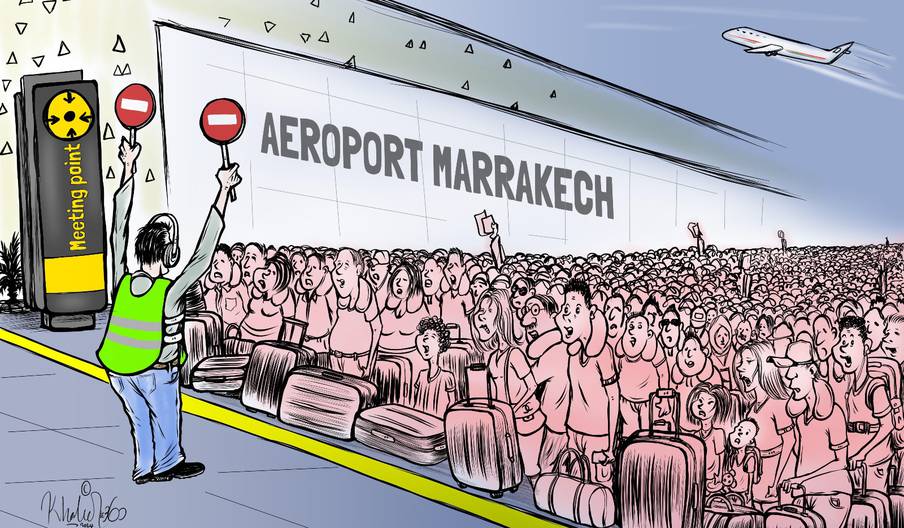 كاريكاتير: عطلة العيد تنعش السياحة بمراكش