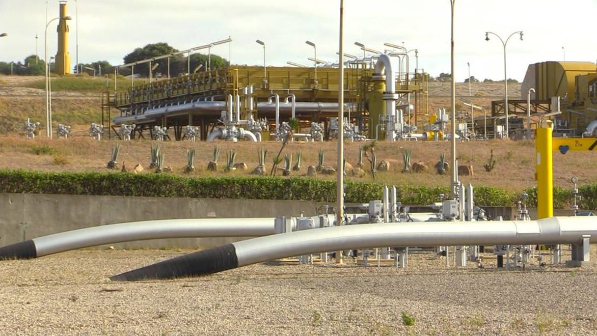 أنبوب الغاز الجزائري العابر لمحطة ميتاغاز بطنجة
