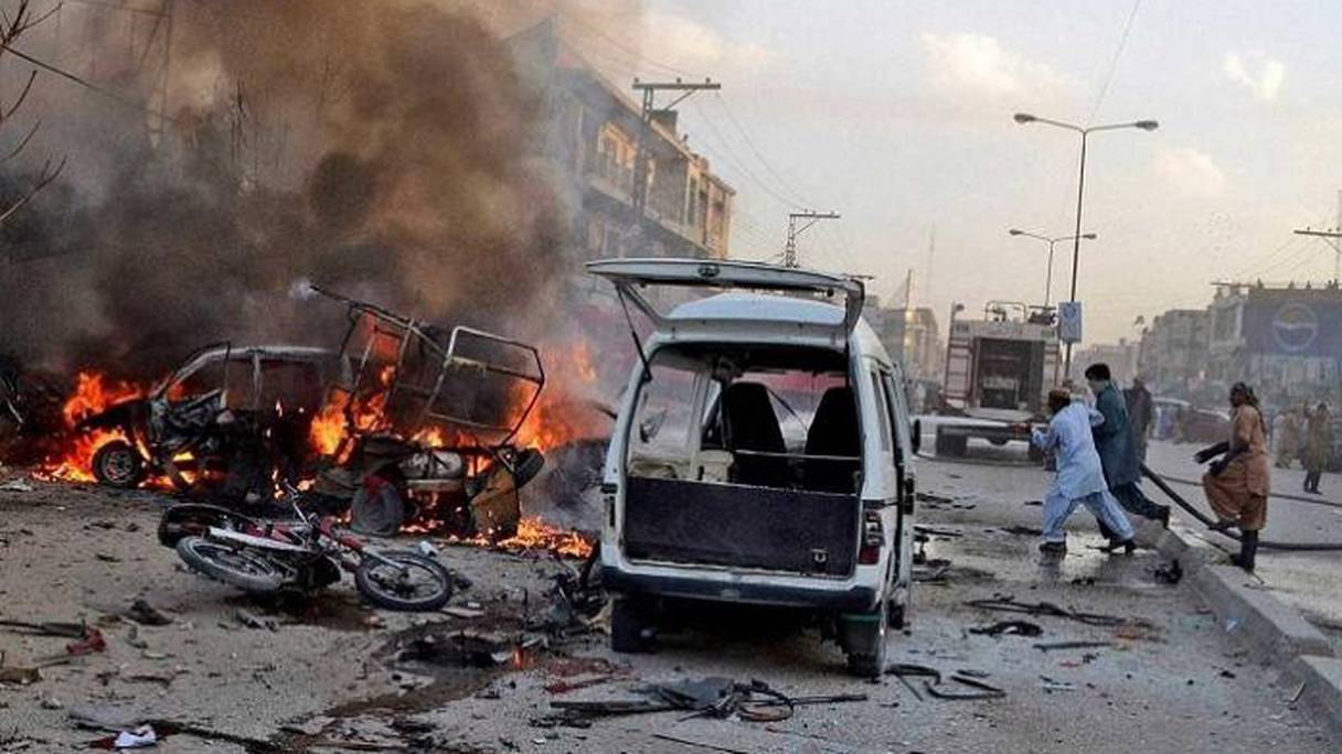 صورة تعبيرية . سقوط عشرات الضحايا في انفجار قنبلة بباكستان