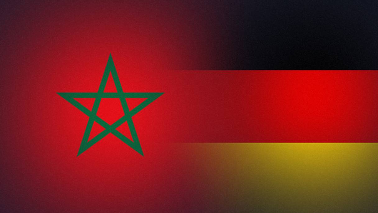 علم ألمانيا والمغرب