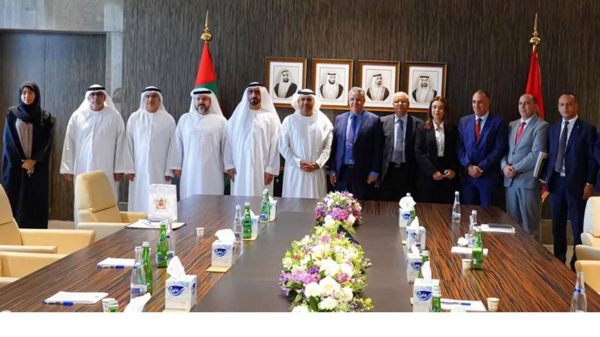 زيارة عبد اللطيف وهبي، وزير العدل، لدولة الإمارات العربية المتحدة
