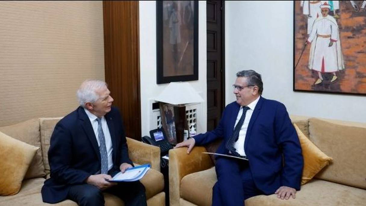 عزيز أخنوش يستقبل نائب رئيسة المفوضية الأوروبية جوزيب بوريل
