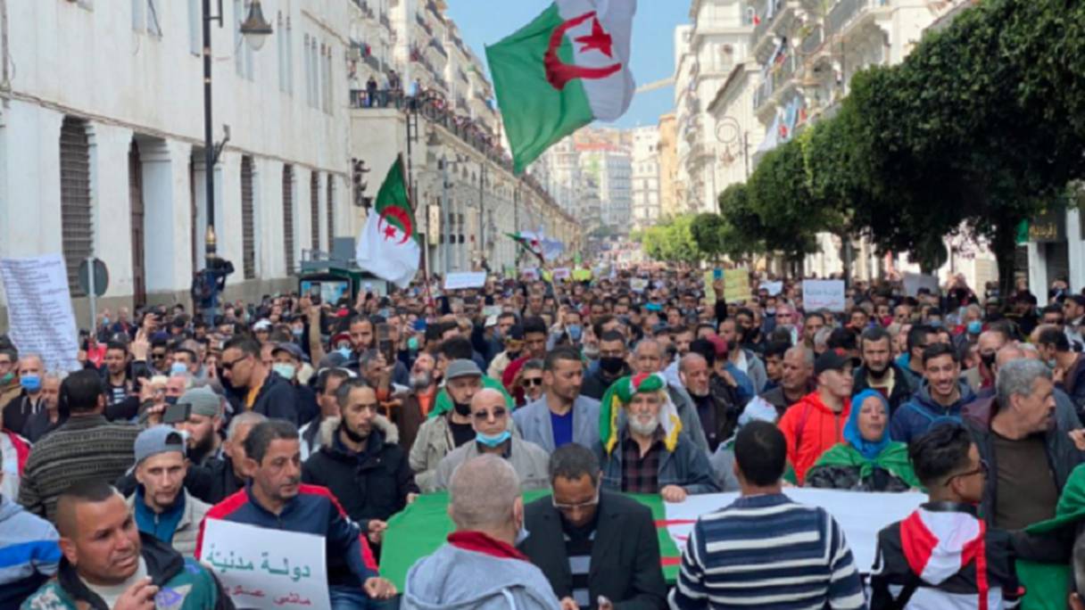 الحراك الجزائري يوم الجمعة 5 مارس 2021.
