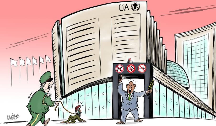 كاريكاتير: جمهورية الانفصاليين منبوذة في الاتحاد الإفريقي