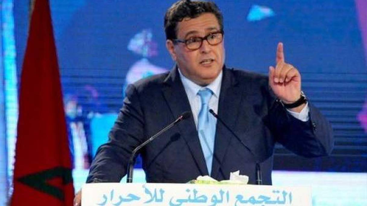 عزيز أخنوش رئيس حزب التجمع الوطني للأحرار
