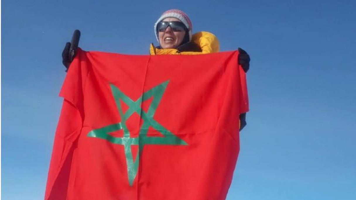 المغامرة وبطلة رياضة تسلق الجبال المغربية، بشرى بايبانو

