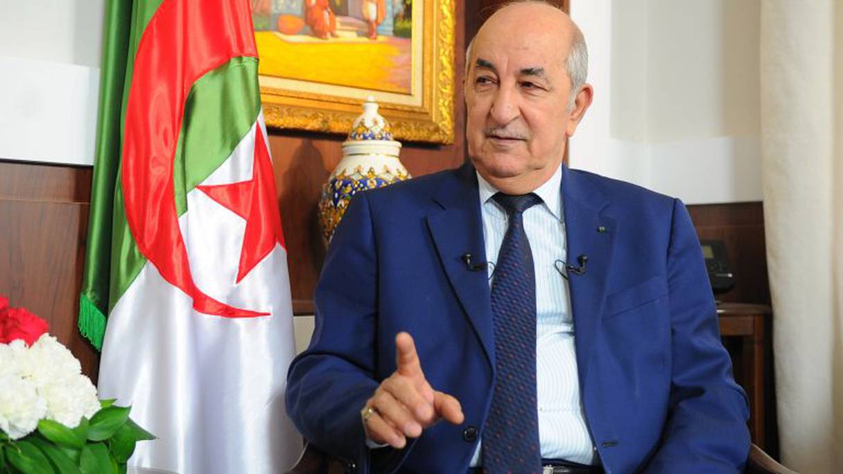 الرئيس الجزائري عبد المجيد تبون
