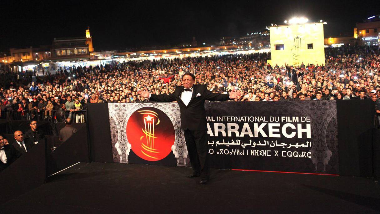  FIFM Marrakech 5 Decembre 2014 Cérémonie d'Ouverture et Hommage a Adel Imam  PLACE JAMAA EL FNA
