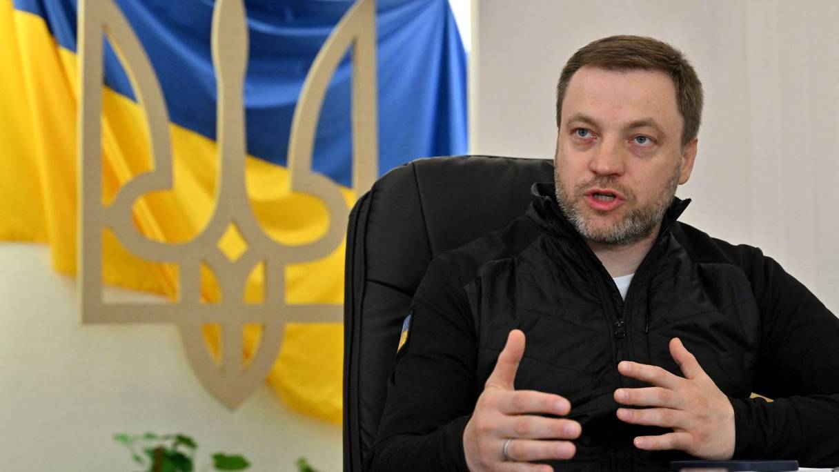 وزير الداخلية الأوكراني دينيس موناستيرسكي الذي لقي حتفه في حادث  تحطم مروحية صباح الأربعاء 18 يناير 2023
