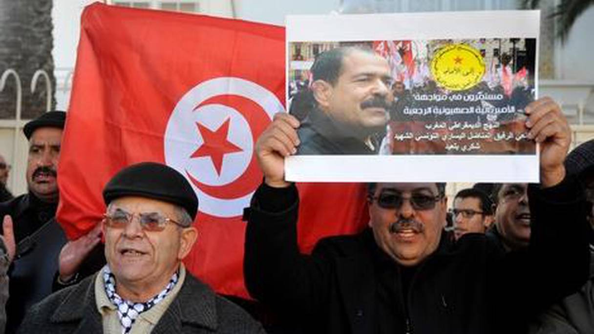 وقفة تضامنية سابقة مع تونس بالرباط
