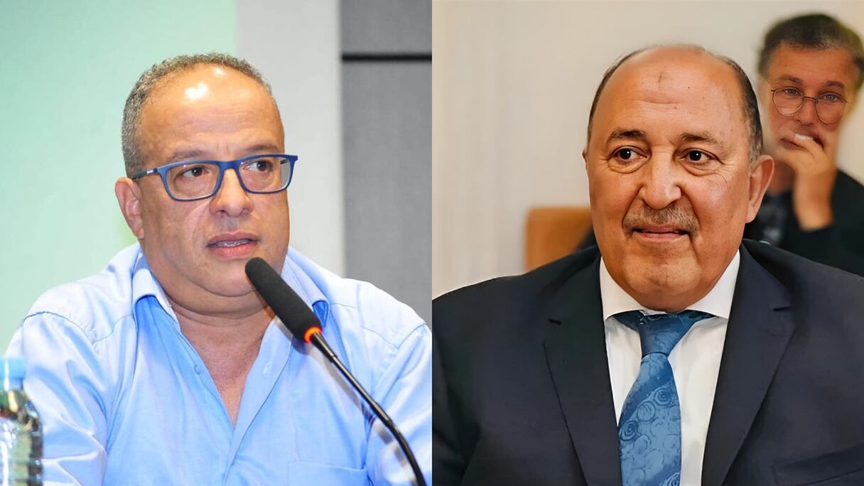 L'homme d'affaires Aziz Badraoui et l'ancien parlementaire Mohamed Krimine.