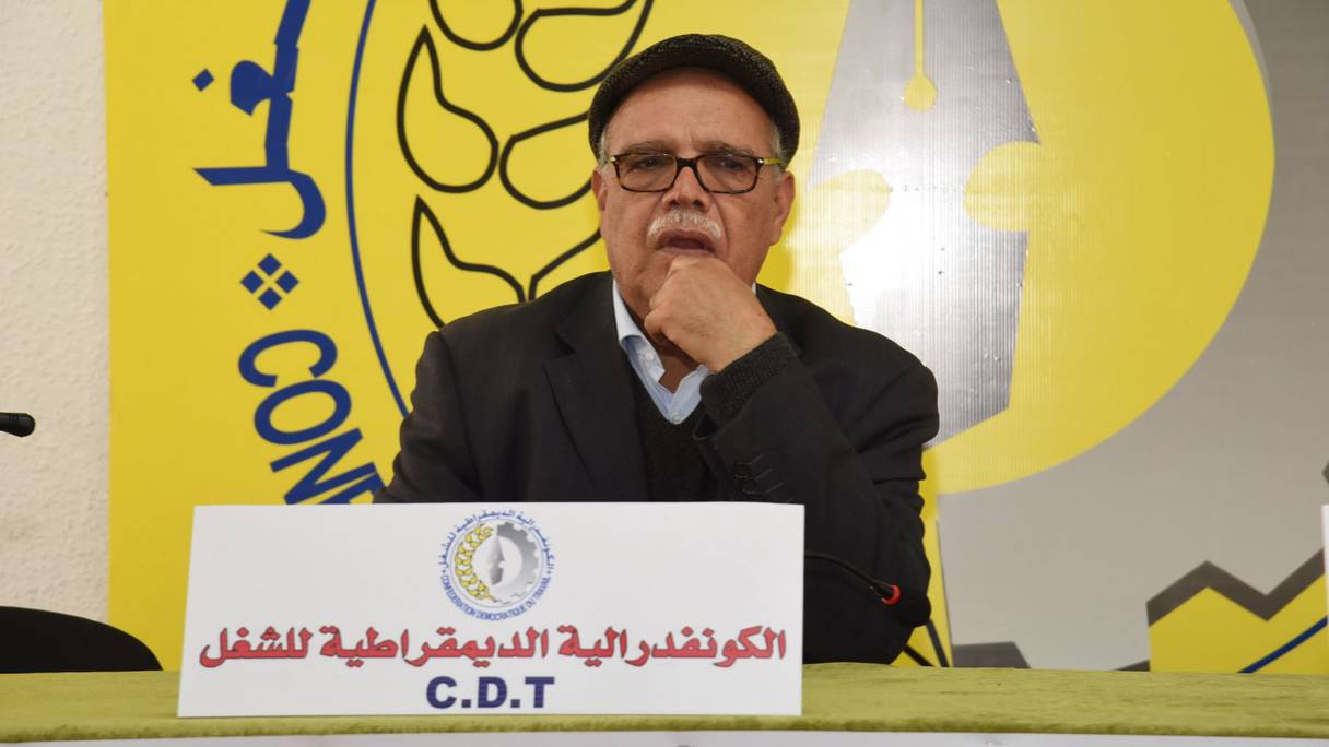 عبد القادر الزاير، نائب الكاتب العام للكونفدرالية الديمقراطية للشغل
