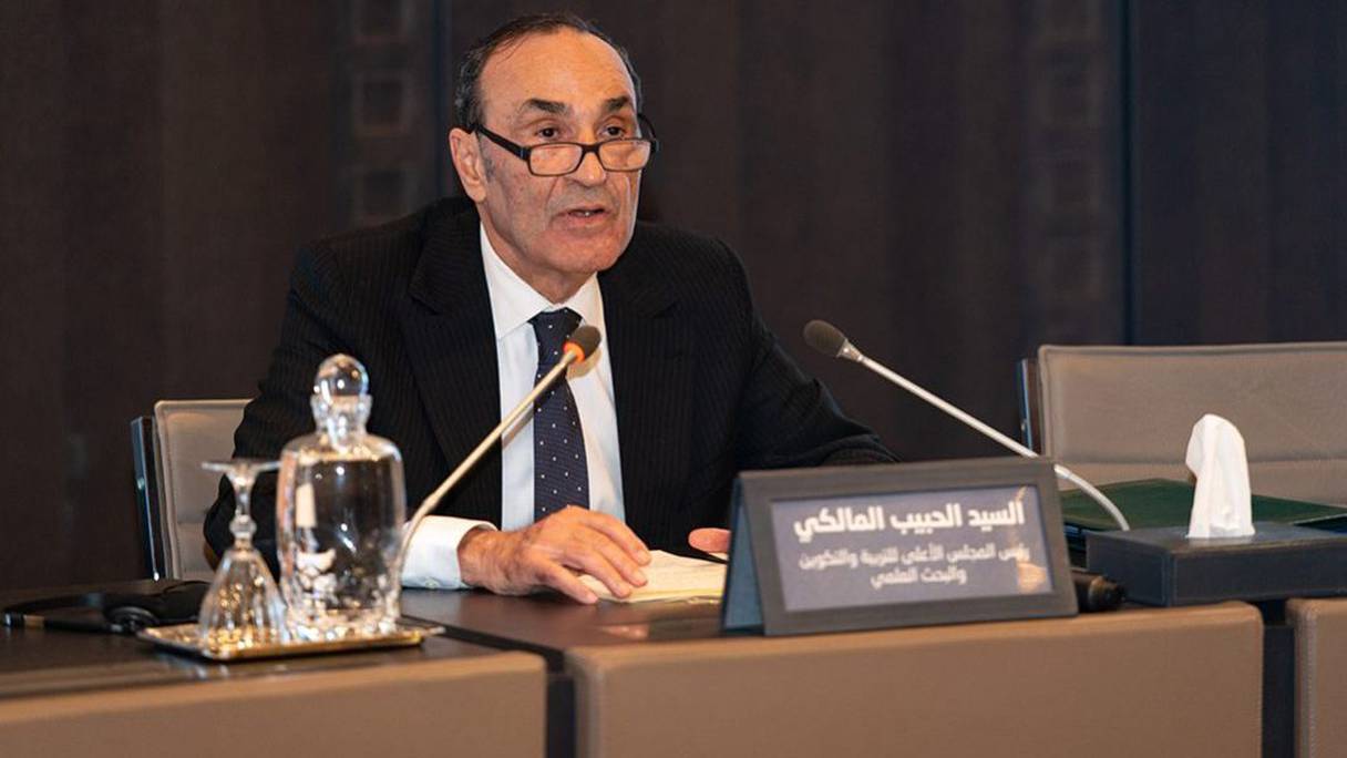 الحبيب المالكي، رئيس المجلس الأعلى للتربية والتكوين والبحث العلمي
