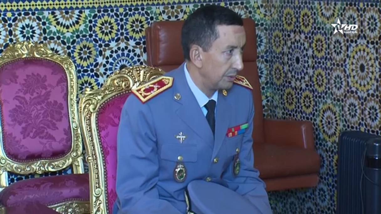 Mohammed Berrid, nouvel Inspecteur général des FAR et commandant la zone Sud.