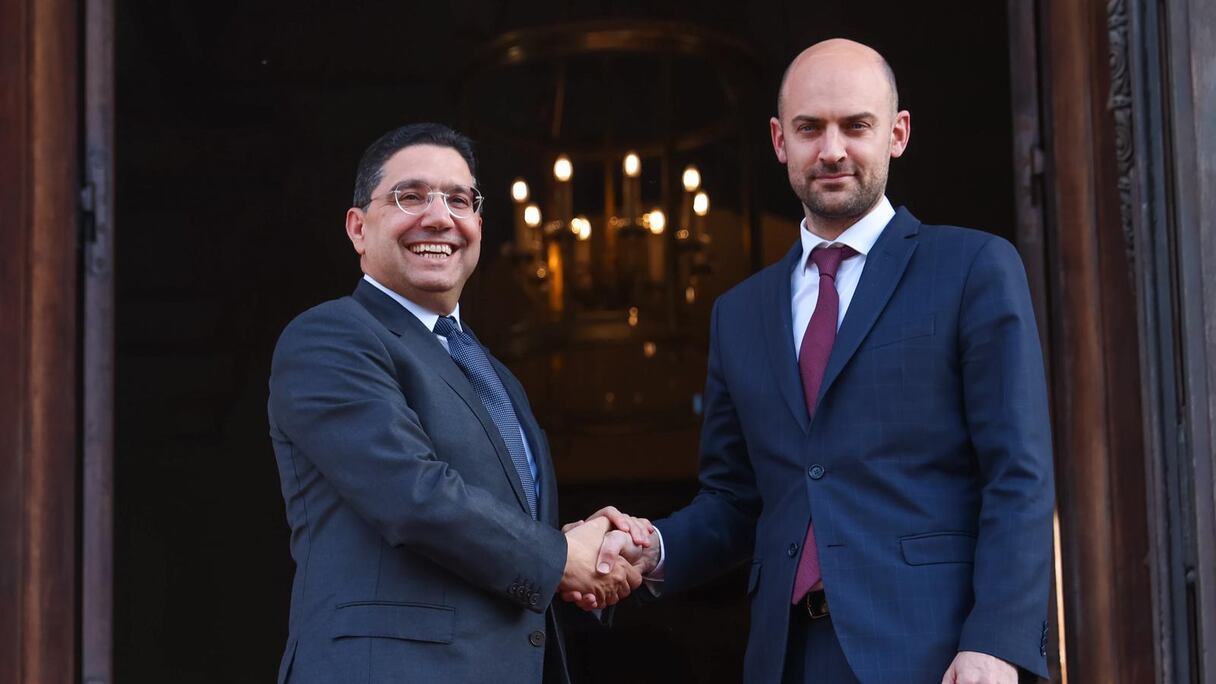 Le ministre des Affaires Étrangères, Nasser Bourita, et Jean-Noël Barrot, ministre de l’Europe et des Affaires Étrangères de la République française.