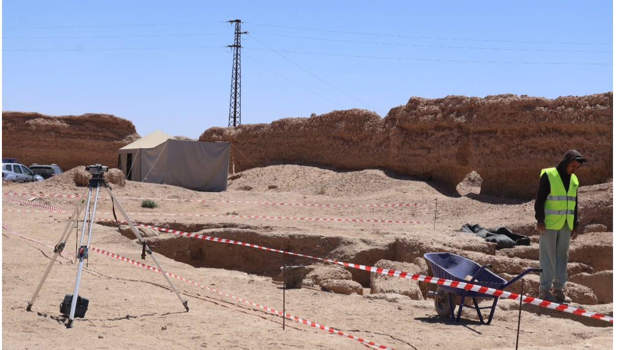 عمليات تنقيب أثرية كبرى بموقع سجلماسة