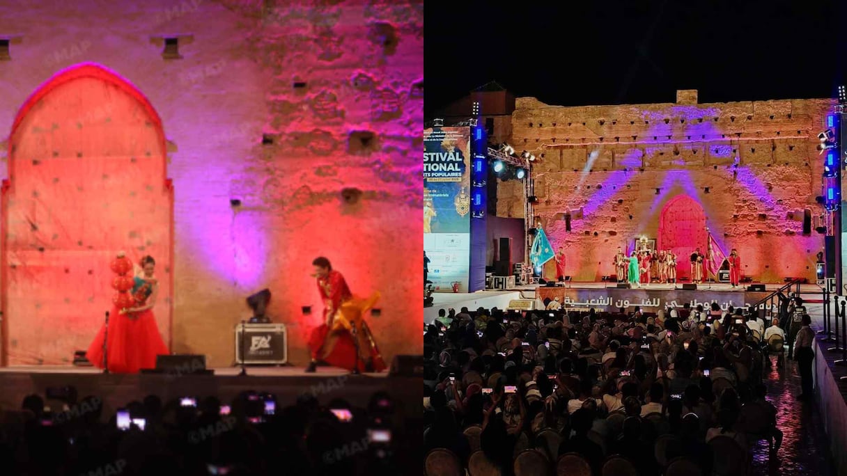 افتتاح فعاليات الدورة الـ54 من المهرجان الوطني للفنون الشعبية