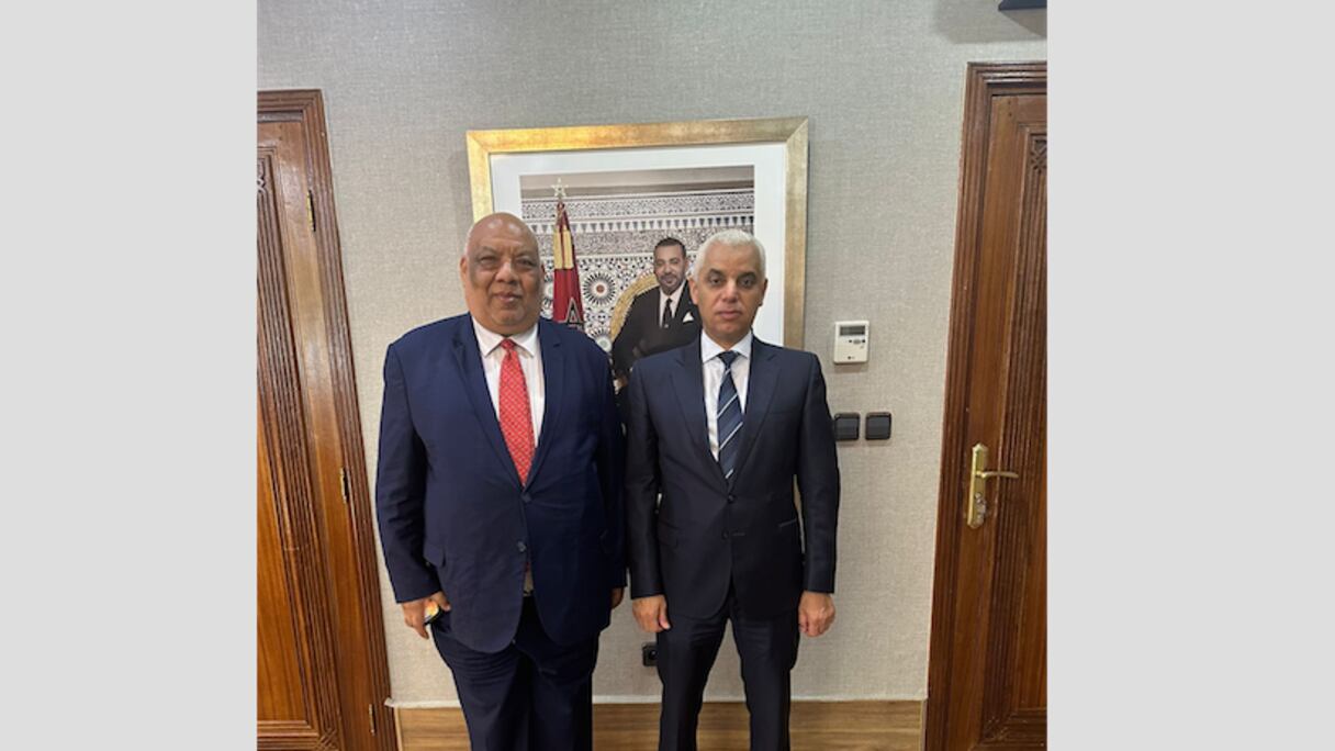 وزير الصحة خالد أيت الطالب والنائب البرلماني عبد اللطيف الزعيم