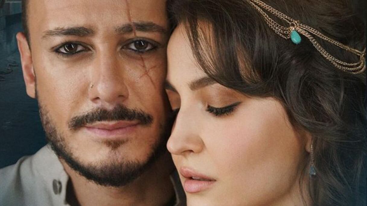 النجم المغربي سعد لمجرد والممثلة السويدية-اليونانية إيلي أفرام