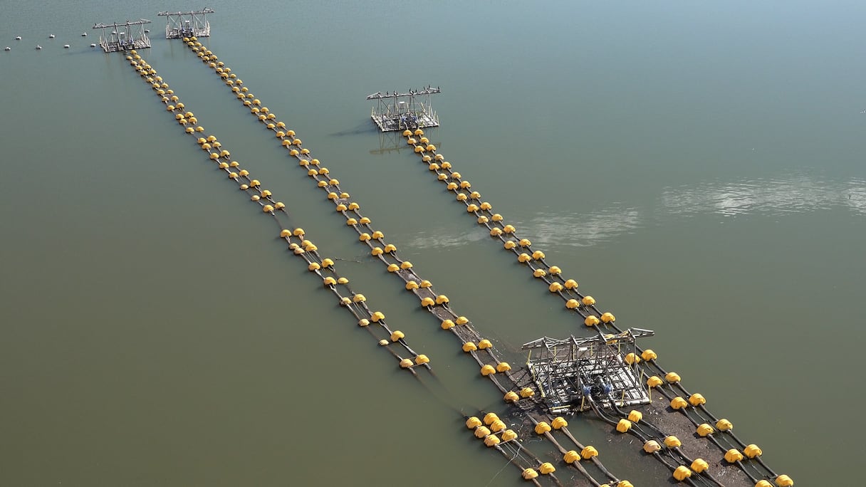 مشاهد من سد المسيرة ثاني أكبر سد في المغرب بعد ارتفاع نسبة ملئه إلى 8,5% (13 يناير2026)