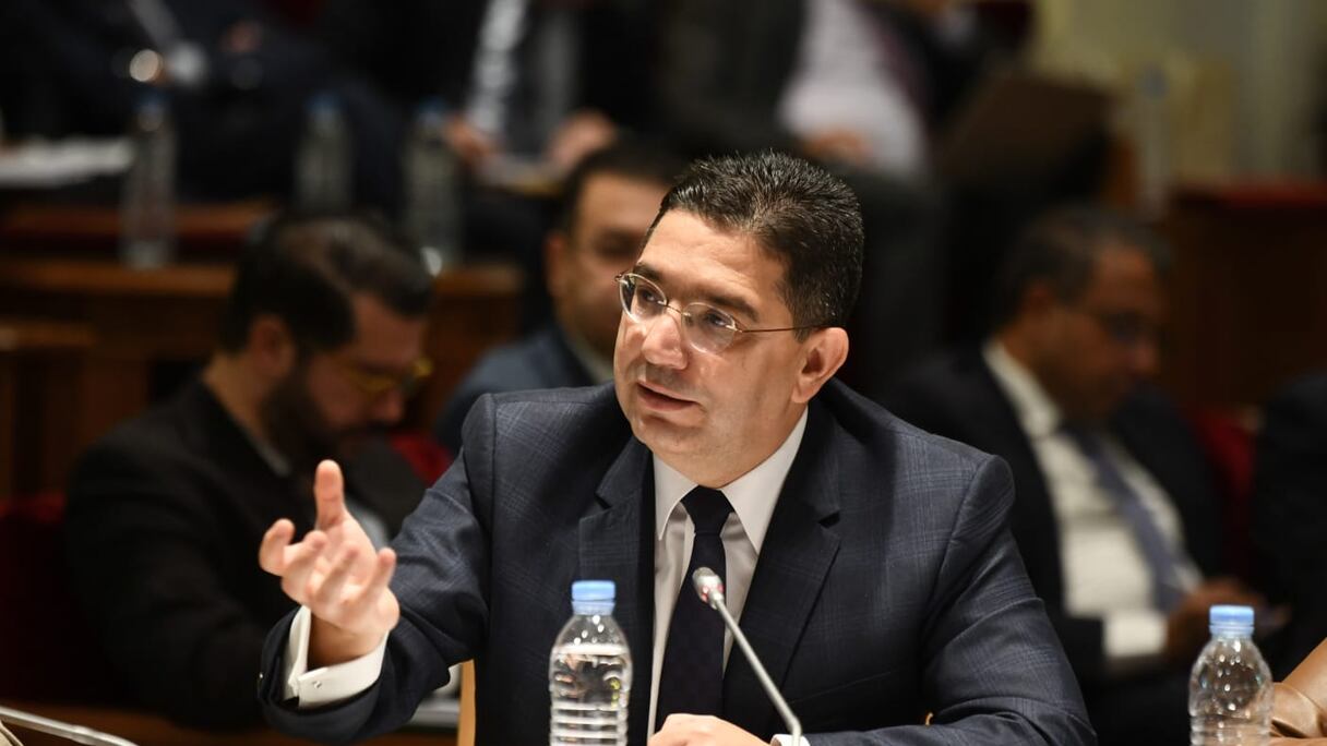 Le ministre des Affaires étrangères Nasser Bourita.