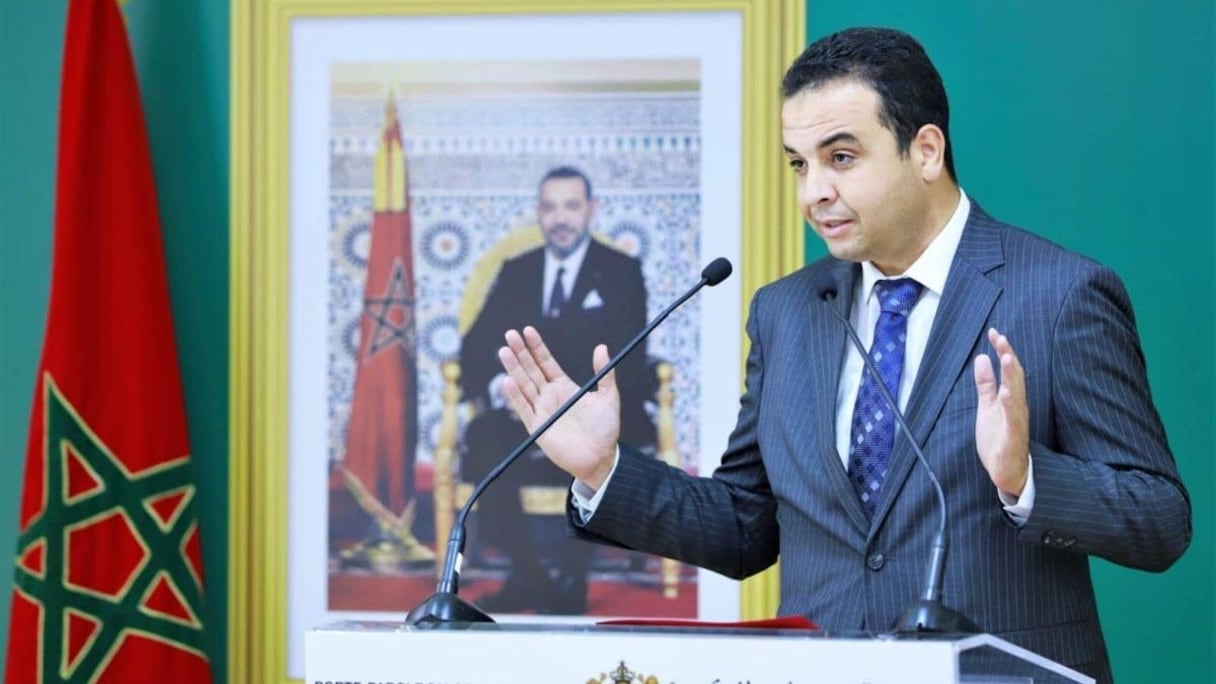 الوزير المنتدب لدى رئيس الحكومة المكلف بالعلاقات مع البرلمان الناطق الرسمي باسم الحكومة، مصطفى بايتاس