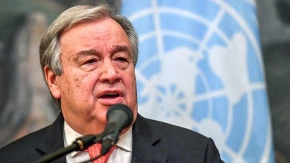 أنطونيو غوتيريش، الأمين العام للأمم المتحدة.